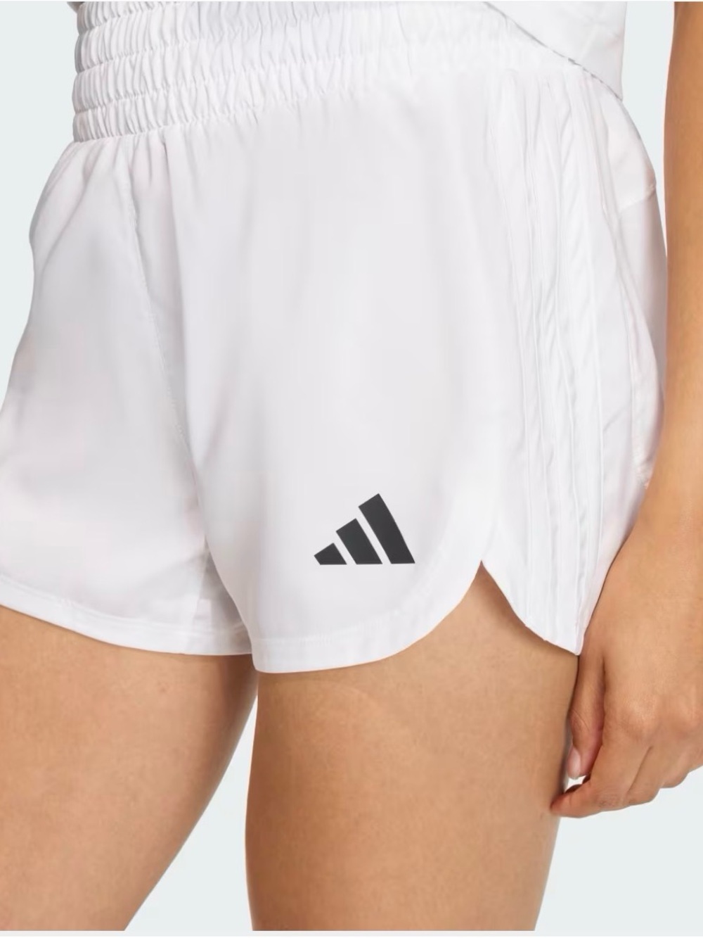 adidas Pacer Training Woven 3-Stripes Shorts